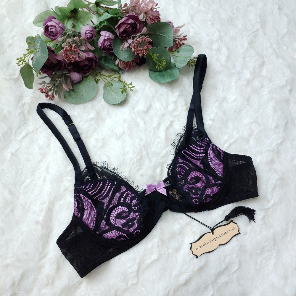 NWT Playful Promises Candy Ultra Violet Bra